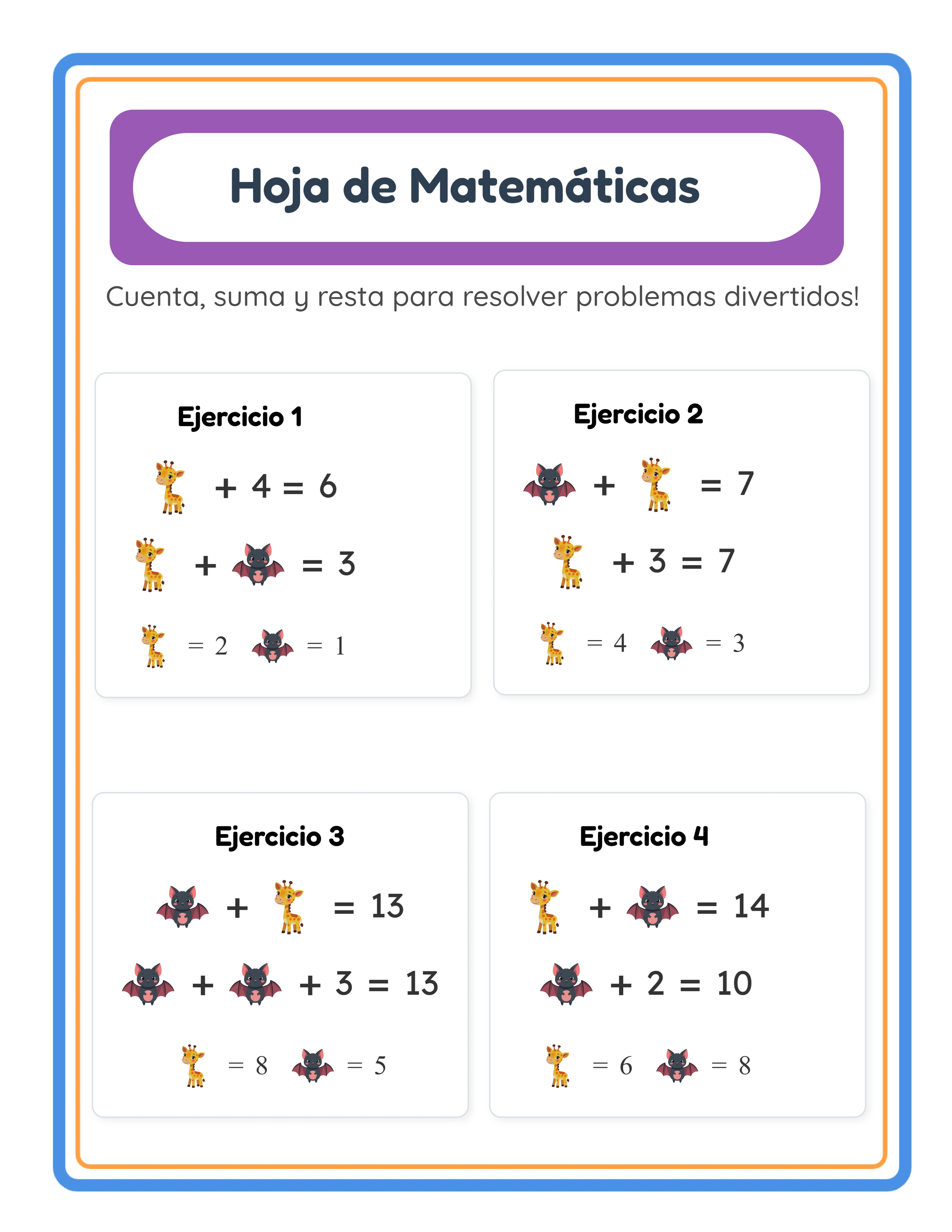 Clave de respuestas de álgebra visual