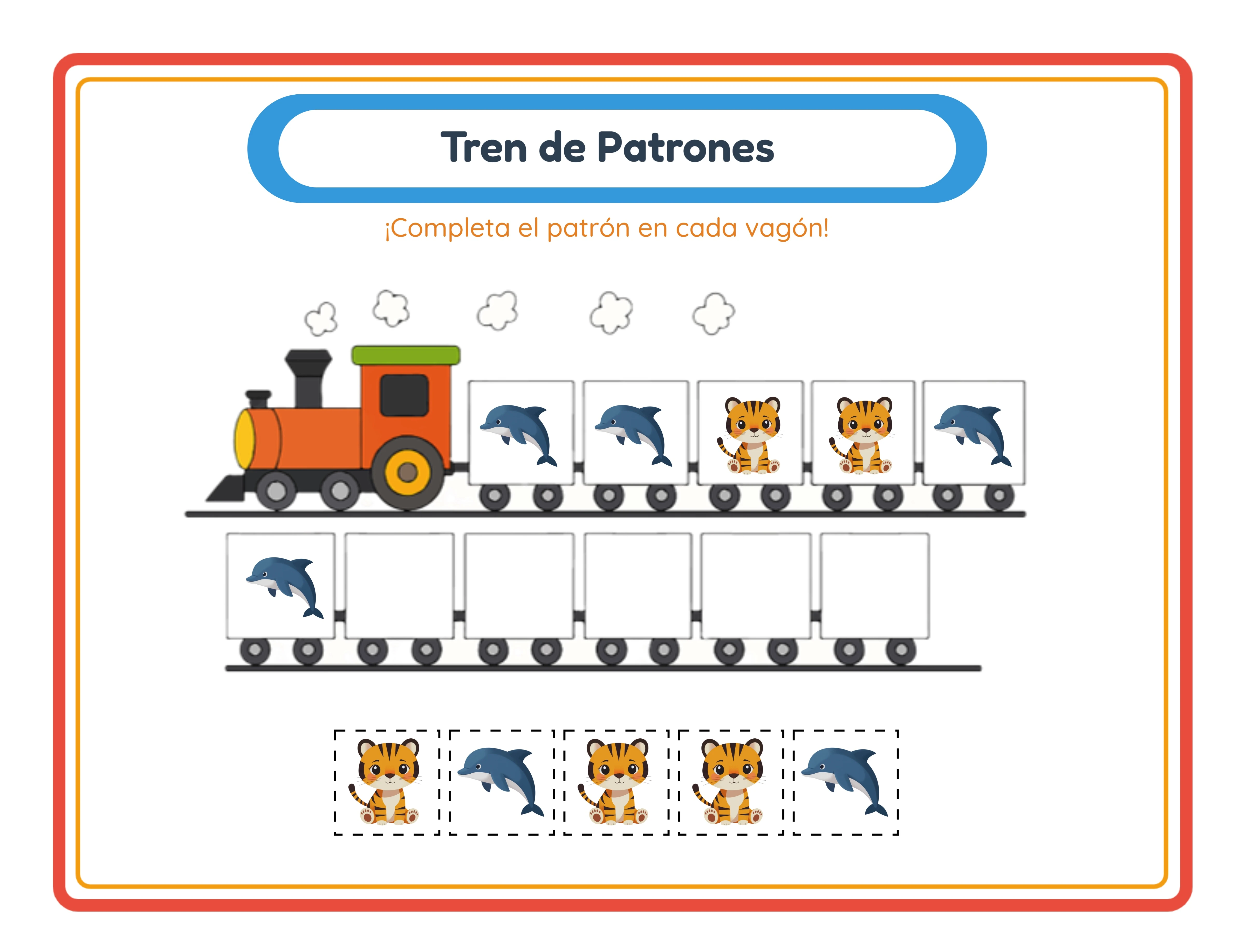 Tren de patrones — variante temática