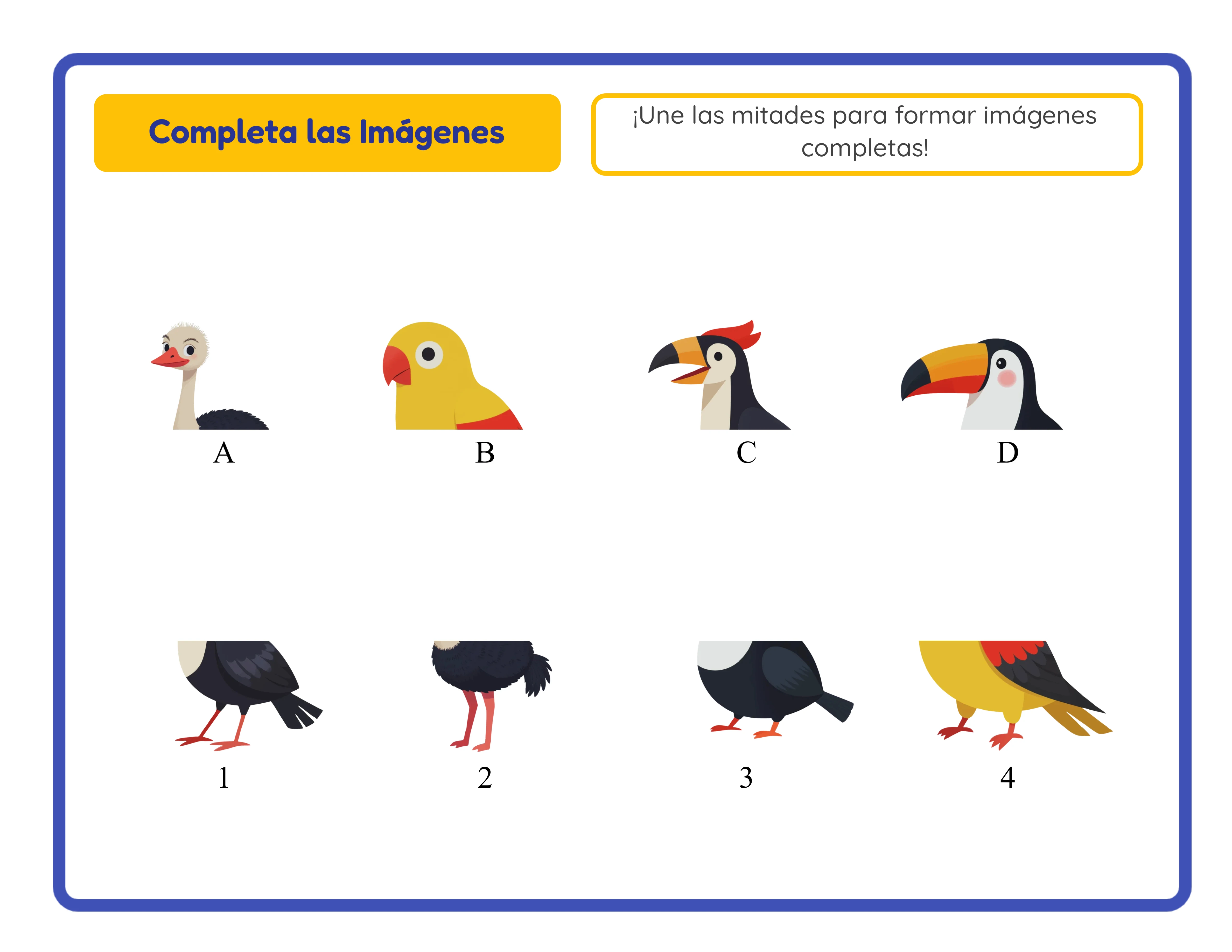 Sombras destacadas — puzzle de siluetas cautivador