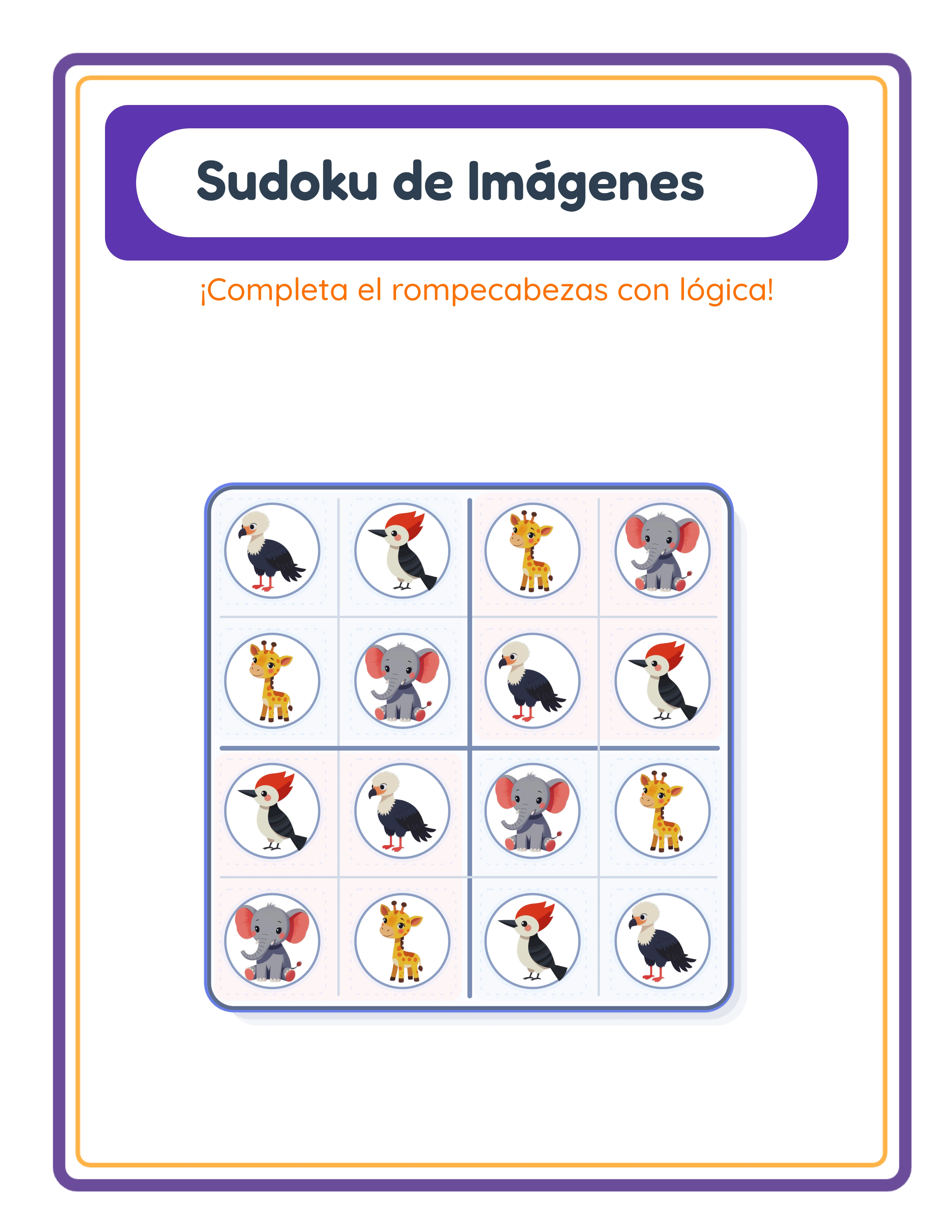 Clave de respuestas del sudoku en imágenes