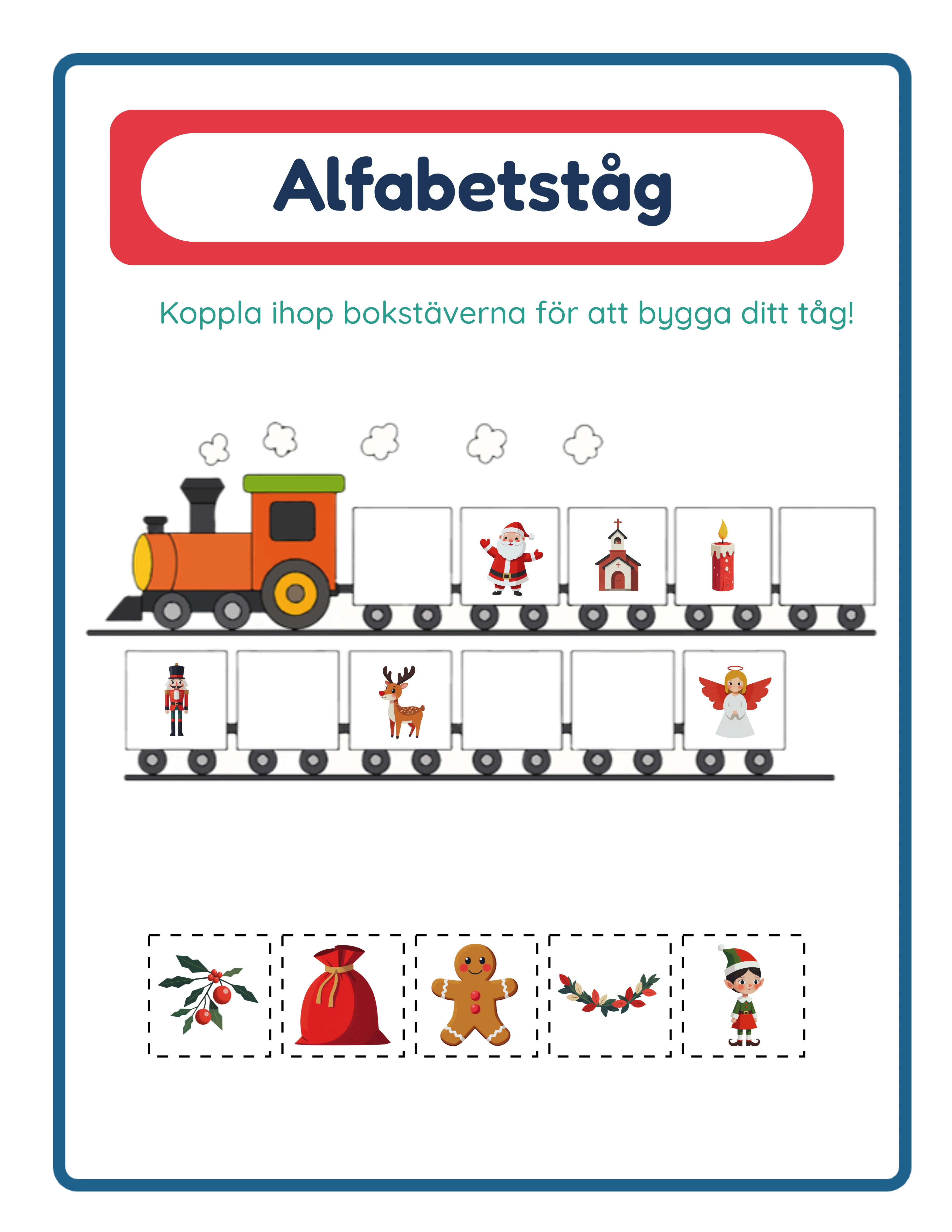 Stig ombord för ABC! — Arbetsblad exempel 3