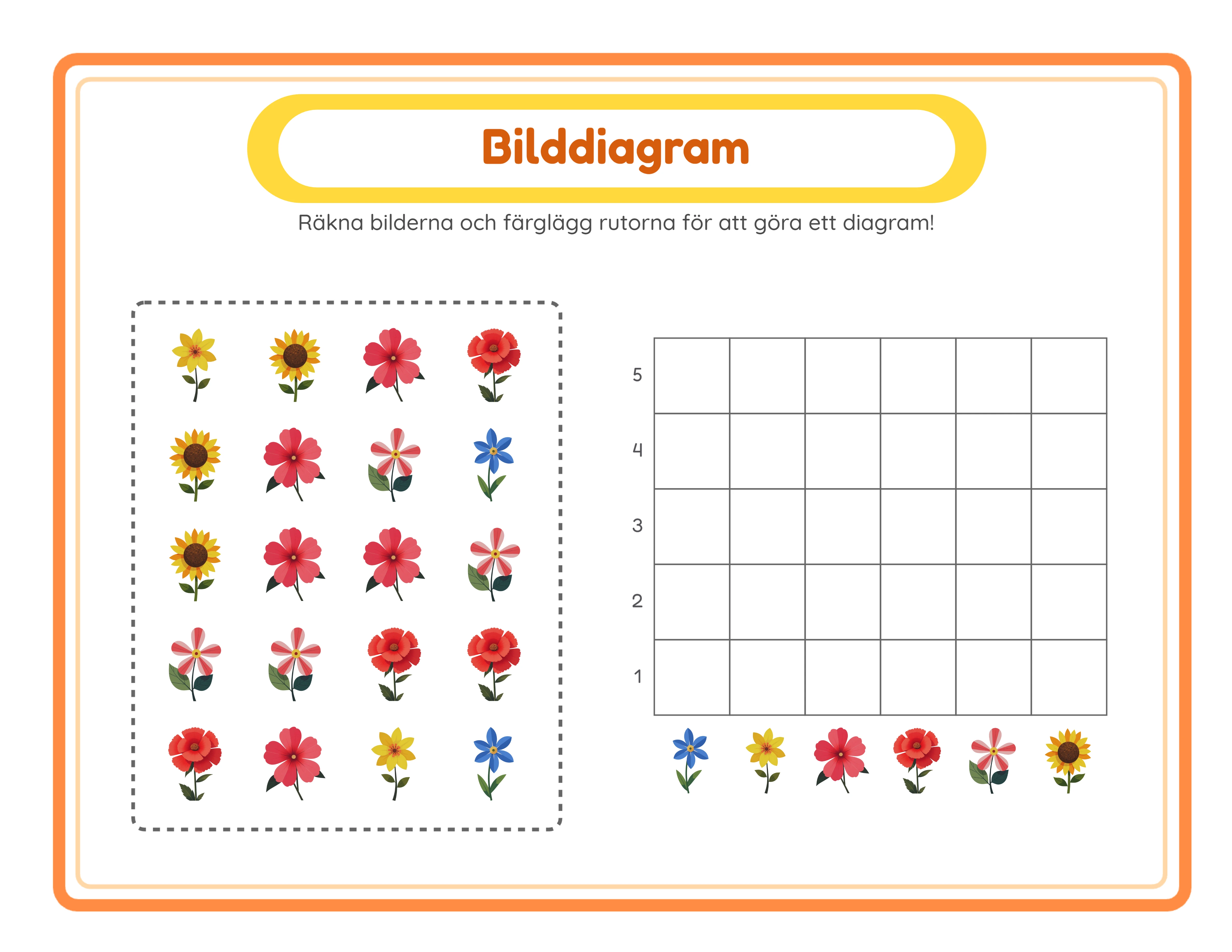 Featured picture graph — colorful data activity