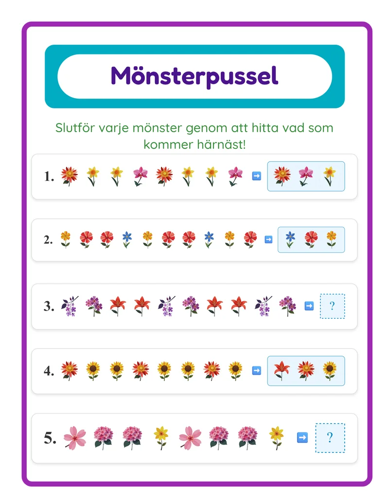 Mönsterpussel