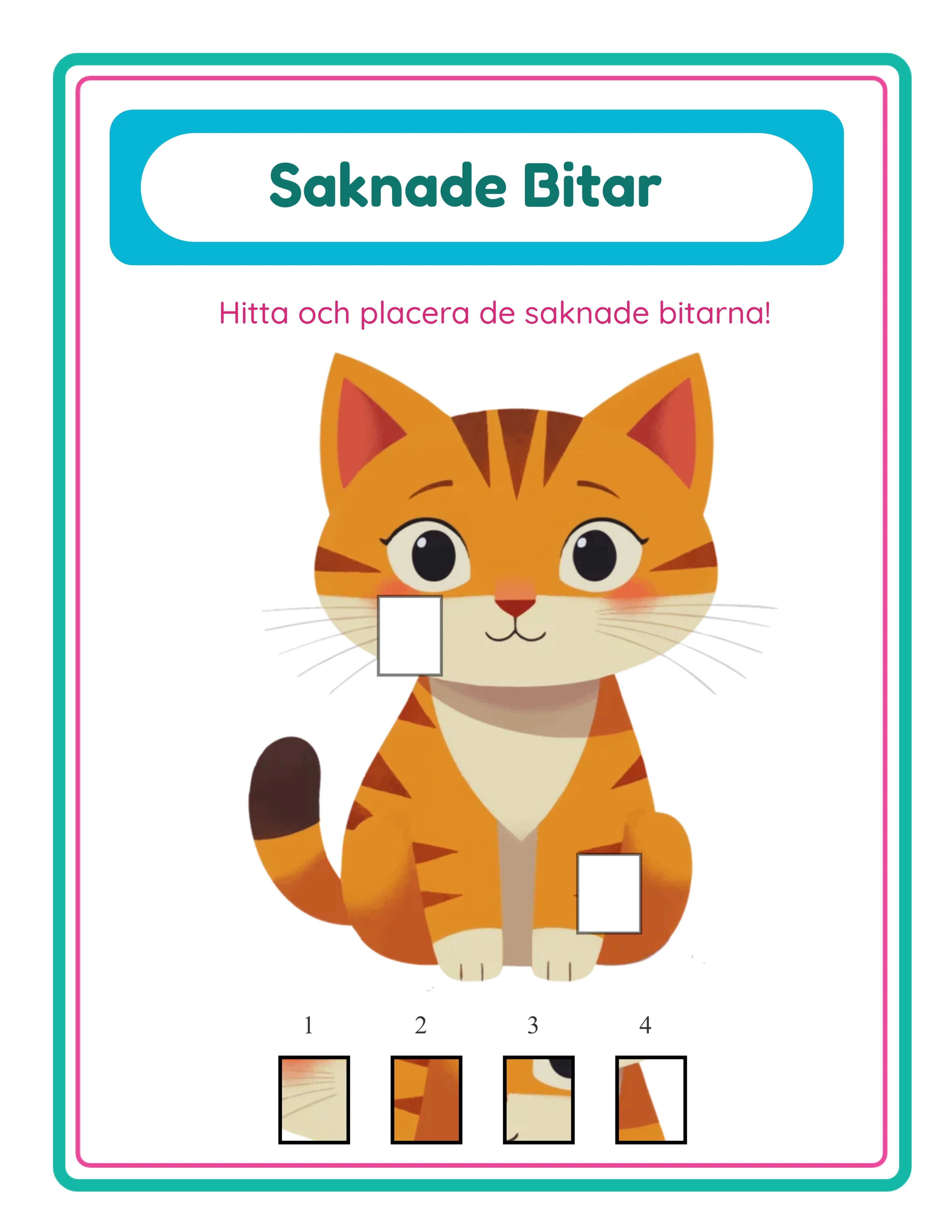 Gör bilden klar! — Arbetsblad exempel 3