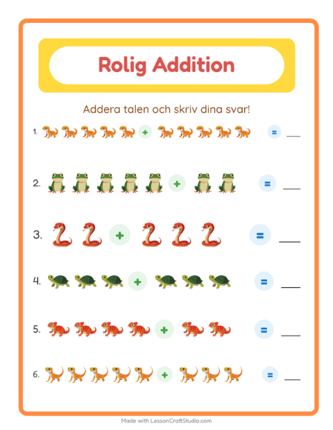 Bild plus bild – Reptiler och groddjur