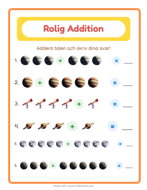 Bild plus bild – Rymden