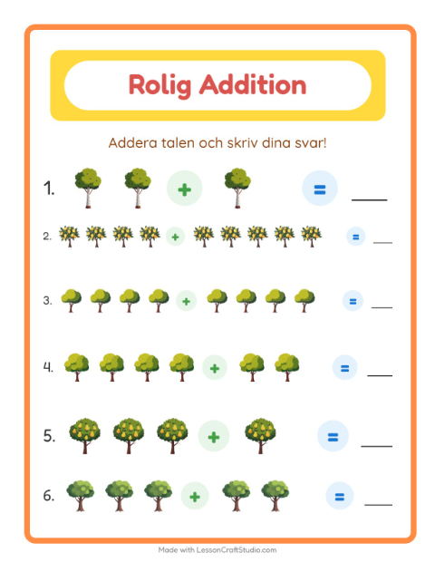 Bild plus bild – Träd
