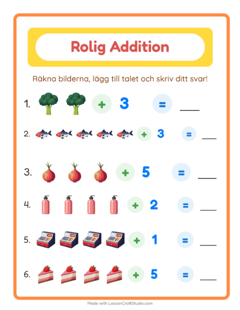 Bild plus siffra – I snabbköpet