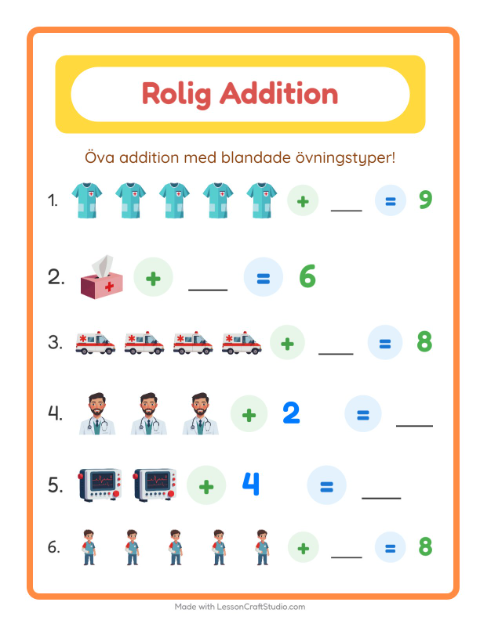 Blandad addition – Sjukhus