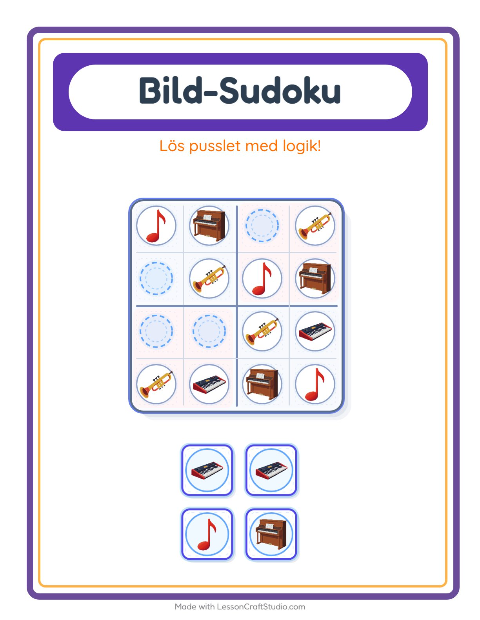 Bildsudoku – Musik