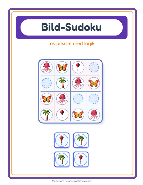 Bildsudoku – Sommar