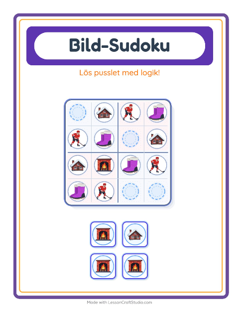 Bildsudoku – Vinter