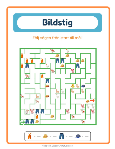 Labyrint – Kläder