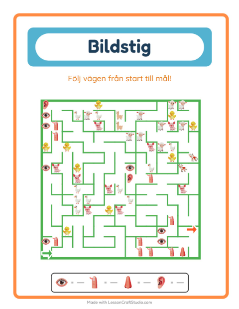 Labyrint – Kroppsdelar