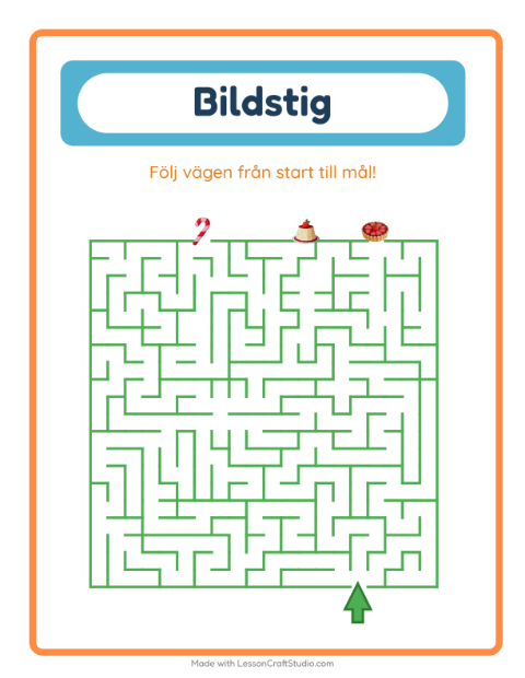 Hitta vägen – Efterrätter och godis