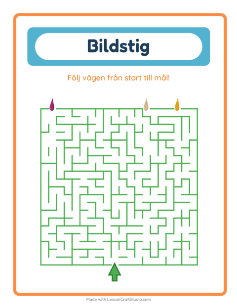 Hitta vägen – Färger