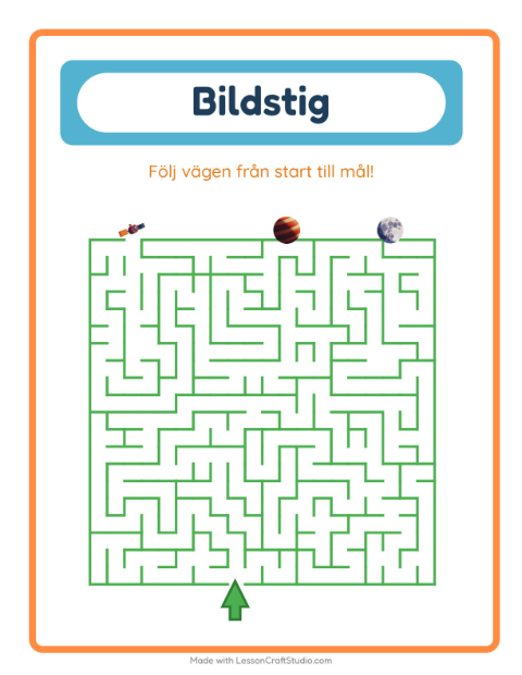Hitta vägen – Rymden