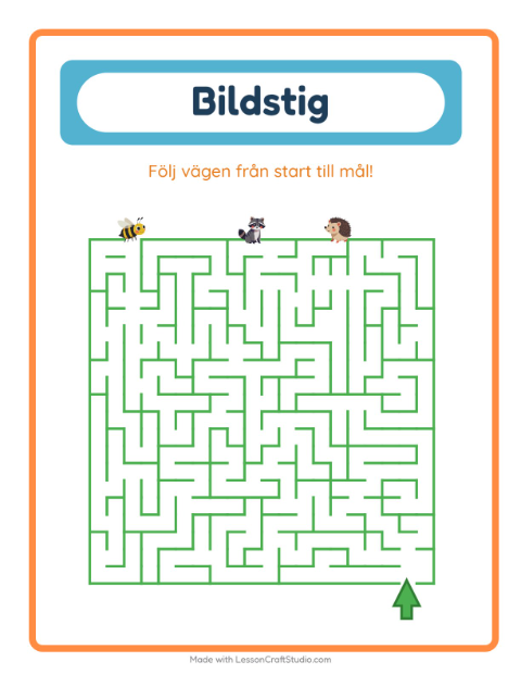 Hitta vägen – Skogsdjur