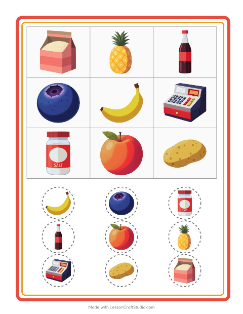 Bildbingo – I snabbköpet