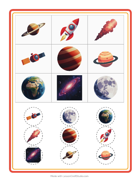 Bildbingo – Rymden