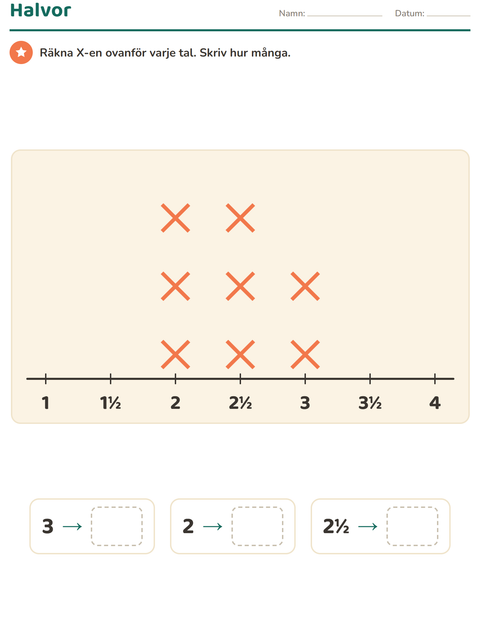 Förhandsvisning av Diagram-arbetsblad med Rymden för Årskurs 3