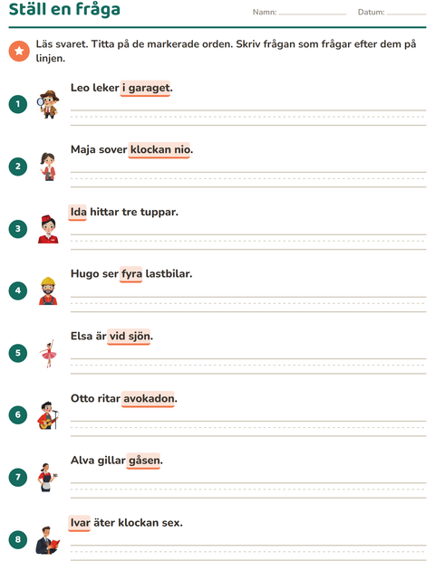 Ställ en fråga till svaret
