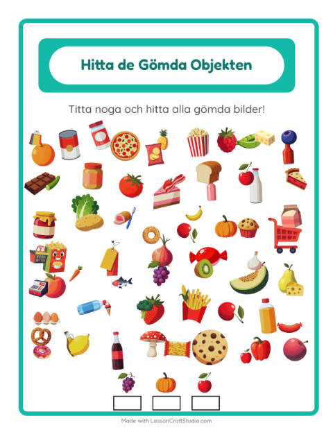 Hitta föremål – I snabbköpet
