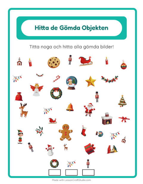 Hitta föremål – Jul