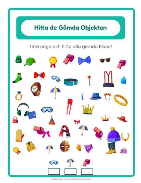 Hitta föremål – Tillbehör