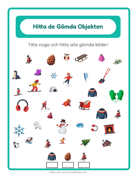 Hitta föremål – Vinter