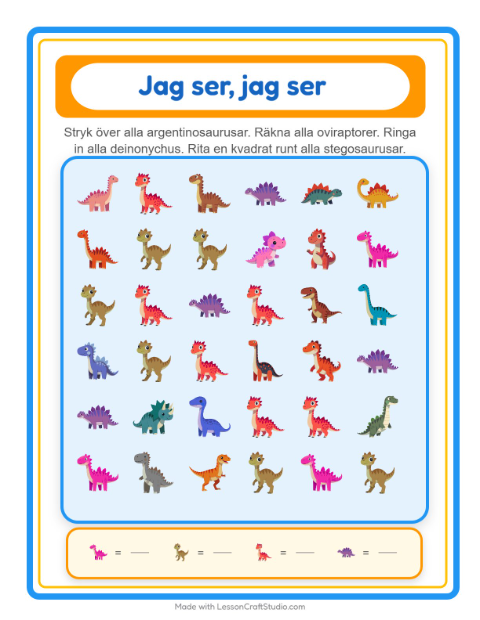 hitta-och-rakna-gomda-foremal-dinosaurier