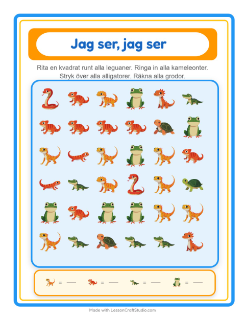 hitta-och-rakna-gomda-foremal-reptiler-och-groddjur