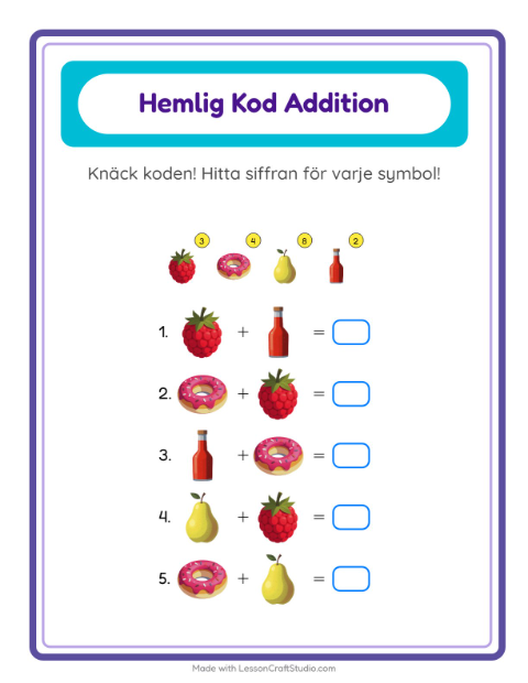 Räknekod – I snabbköpet