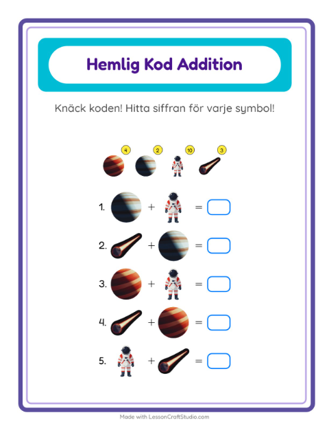 Räknekod – Rymden