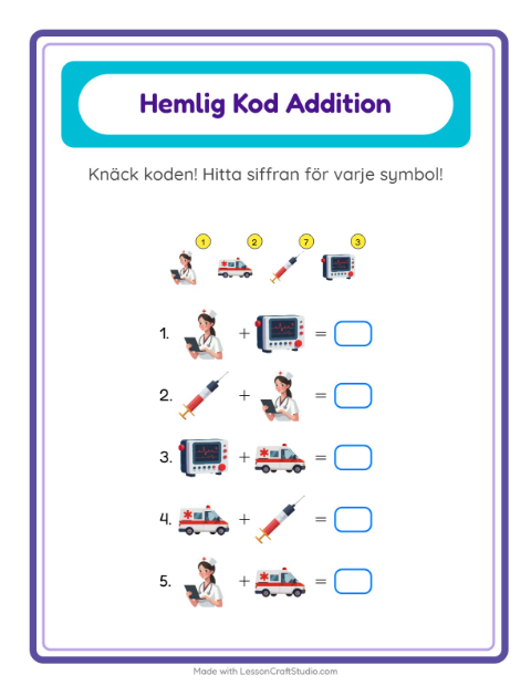 Räknekod – Sjukhus