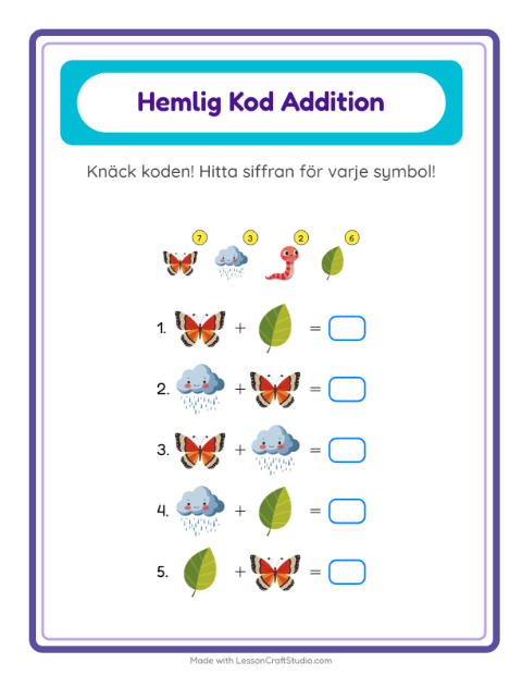 Räknekod – Vår