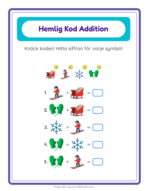Räknekod – Vinter