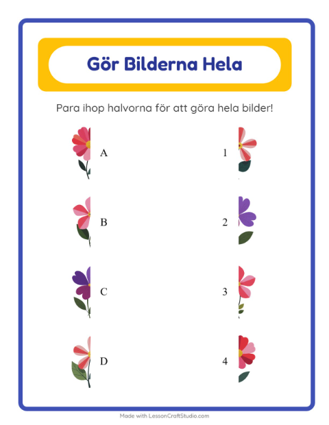 Gör helheten – Blommor