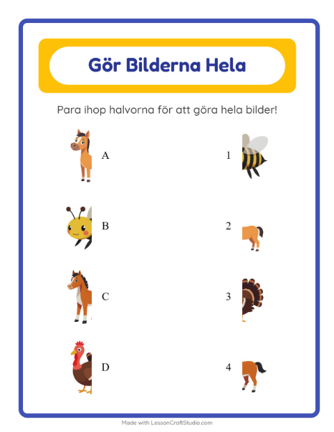Gör helheten – Bondgårdsdjur