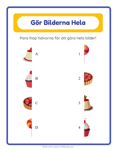 Gör helheten – Efterrätter och godis