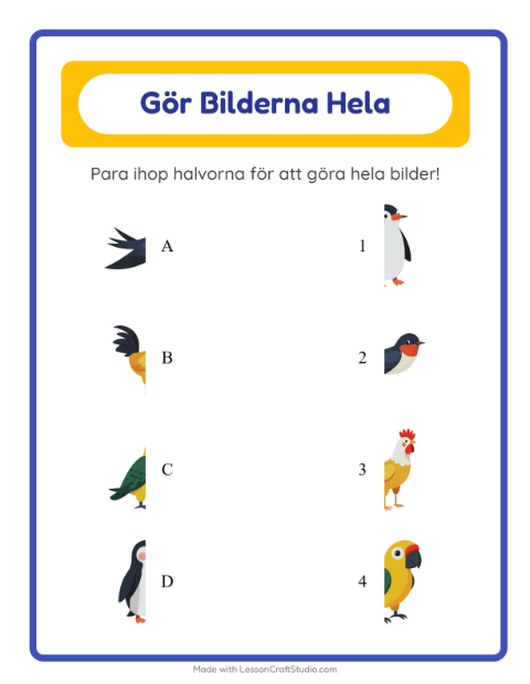 Gör helheten – Fåglar 2
