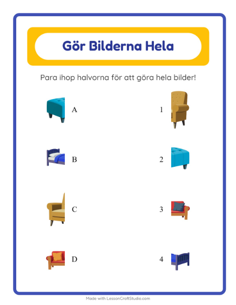 Gör helheten – Möbler