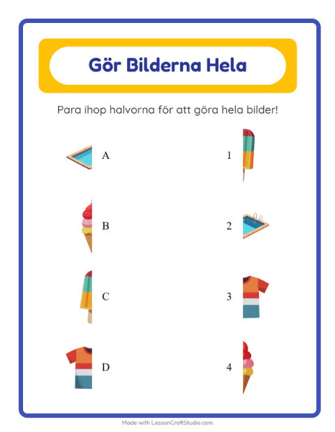 Förhandsvisning av Gör helheten med solar – arbetsblad för förskolan