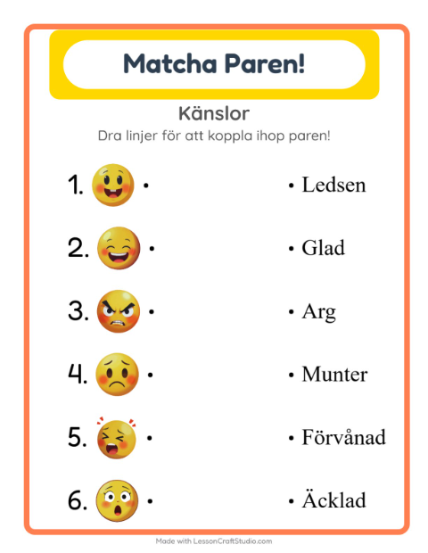 Bild och ord – Känslor