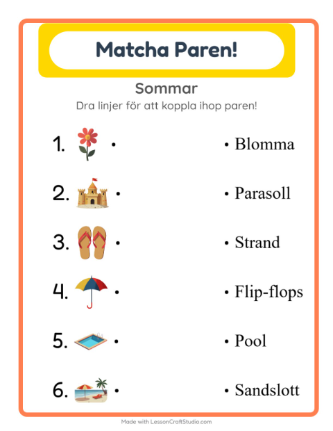 Bild och ord – Sommar