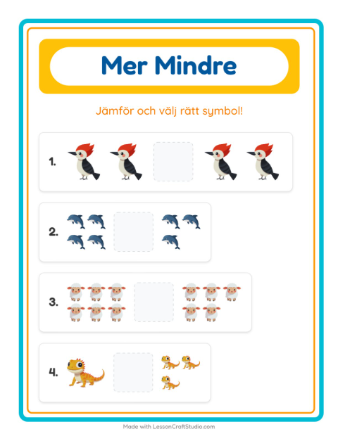 Fler eller färre – Djur