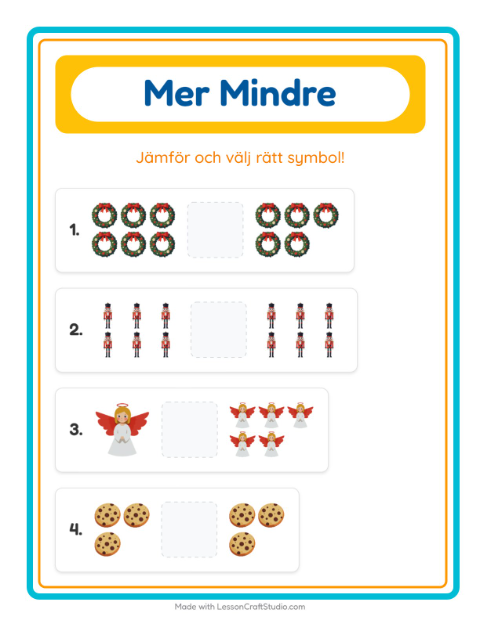Fler eller färre – Jul