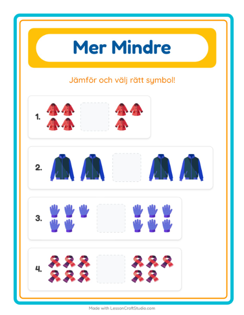 Fler eller färre – Kläder