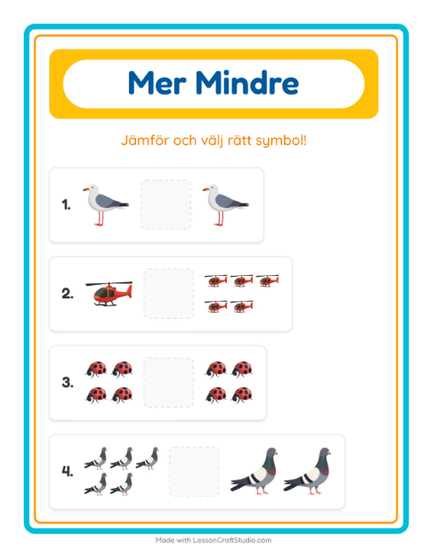 Fler eller färre – Saker som flyger