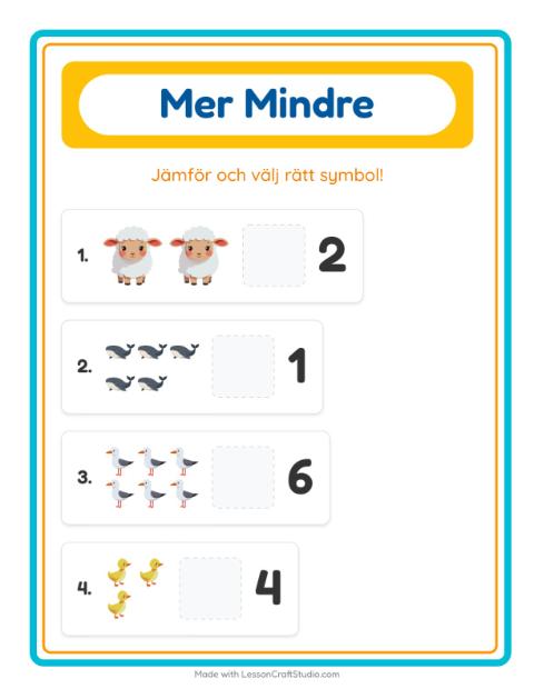 Fler eller färre – Djur